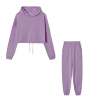 Fashion Trend Women'S Wear, Long-Sleeved Sports Casual Suit Waist Two-Piece Set